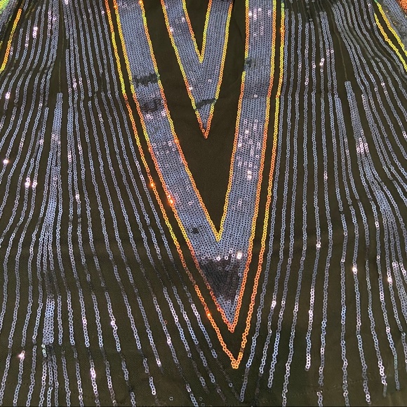 Sequin Evening Gown. Pageant. red carpet. Events - Picture 13 of 14